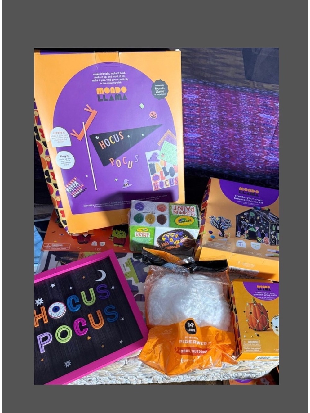 Mondo Llama Halloween Halloween Craft and Decor Bundle 7 items! $40+ retail